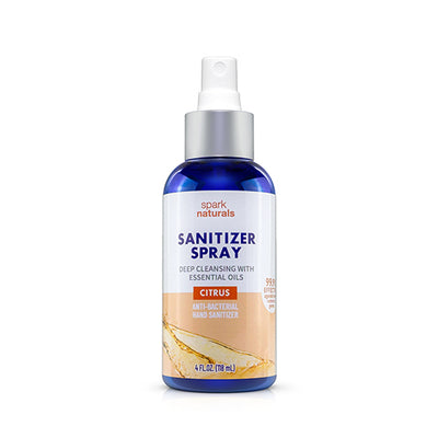 Anti-Bacterial Hand Sanitizer Spray | Citrus - Spark Naturals