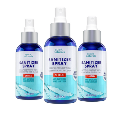 Shield Hand Sanitizer 3 Pack - Spark Naturals