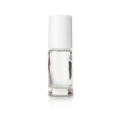 5 ml. Glass Roller Bottle | Clear | 4-Pack - Spark Naturals