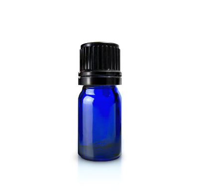 5 ml. Glass Bottle | Blue | 10-Pack - Spark Naturals