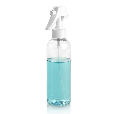 8 oz. Plastic (PET) Trigger Spray Bottle | Clear - Spark Naturals
