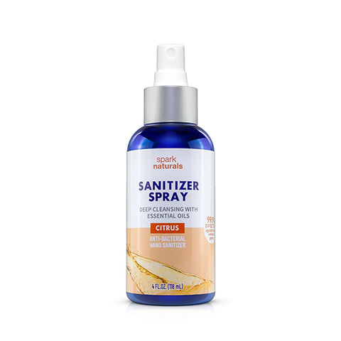 Anti-Bacterial Hand Sanitizer Spray | Citrus - Spark Naturals