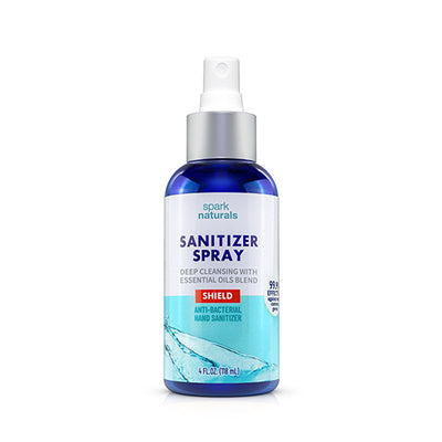 Anti-Bacterial Hand Sanitizer Spray | Shield - Spark Naturals