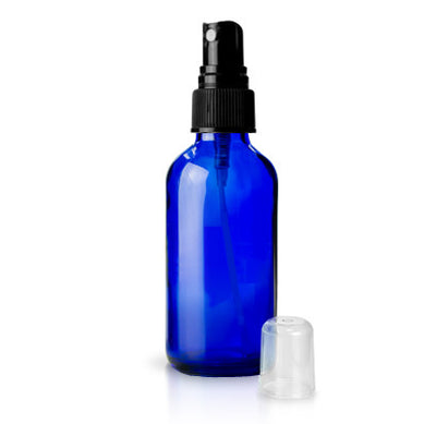 4 oz. Glass Spray Bottle | Blue - Spark Naturals